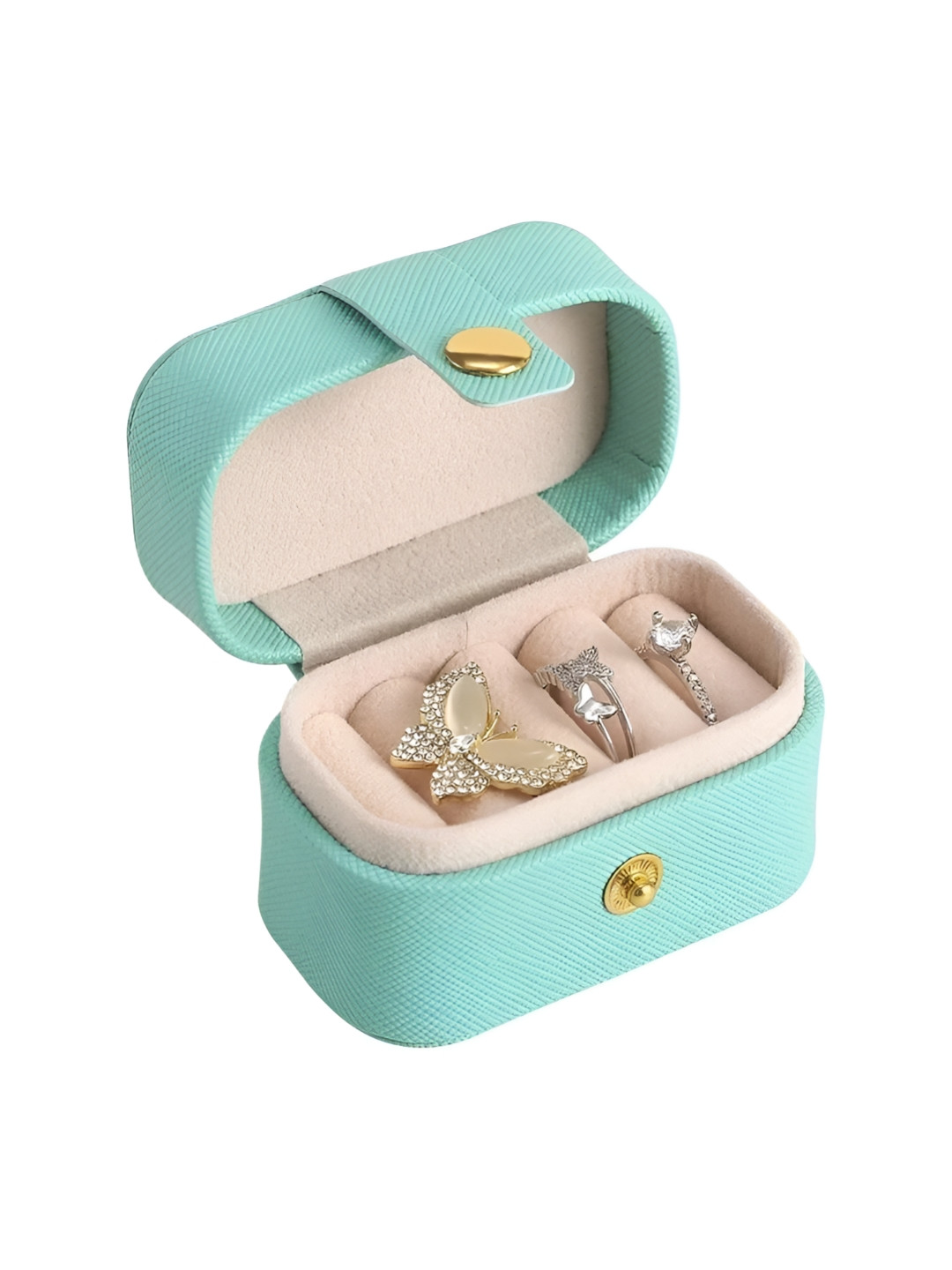 

YouBella Jewlery and Make Up Organizer Storage Box, Blue