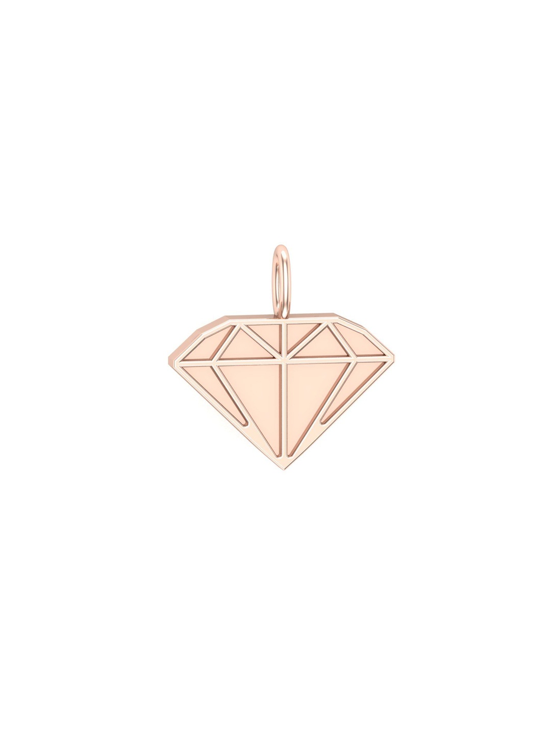 

Raf the label Rose Gold-Plated Diamond Shaped Pendants