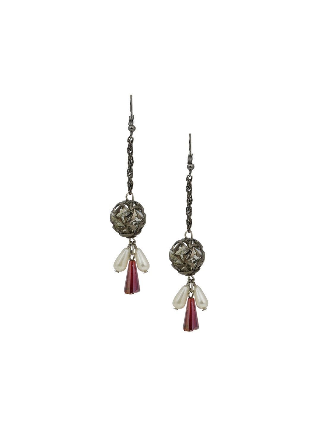 

HIGH TRENDZ Contemporary Hoop Earrings, Silver