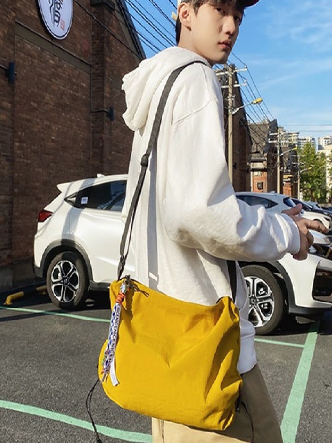 

StyleCast Yellow Stylish Casual Side Bag