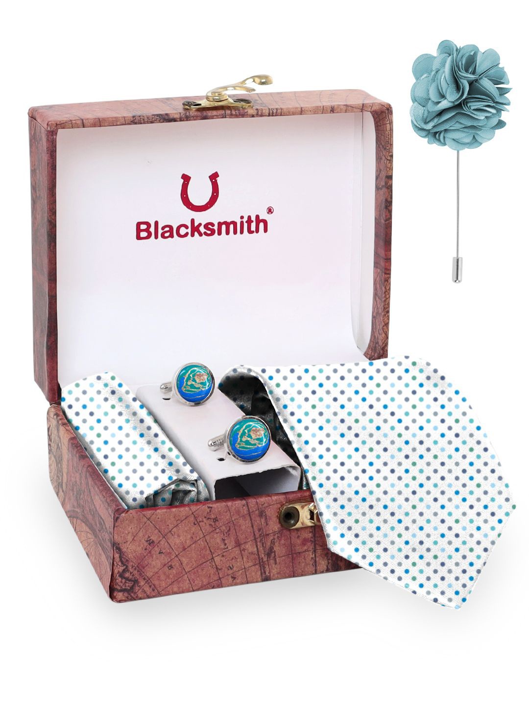 

Blacksmith Men Accessory Gift Set, White