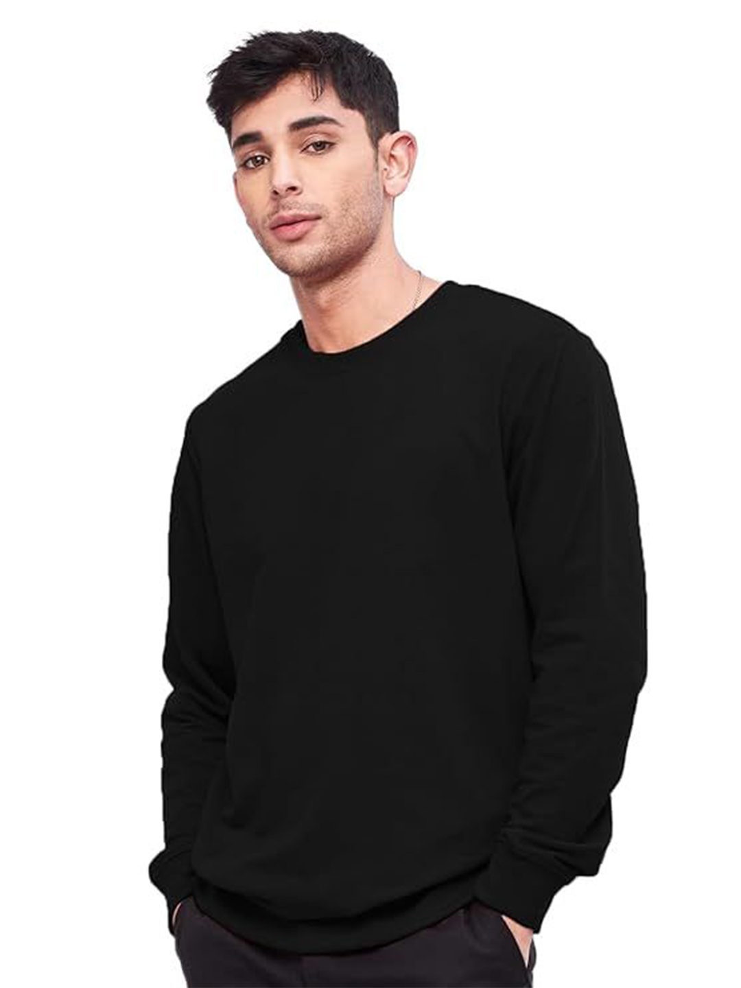 

GAINELL Men Sweatshirt, Black
