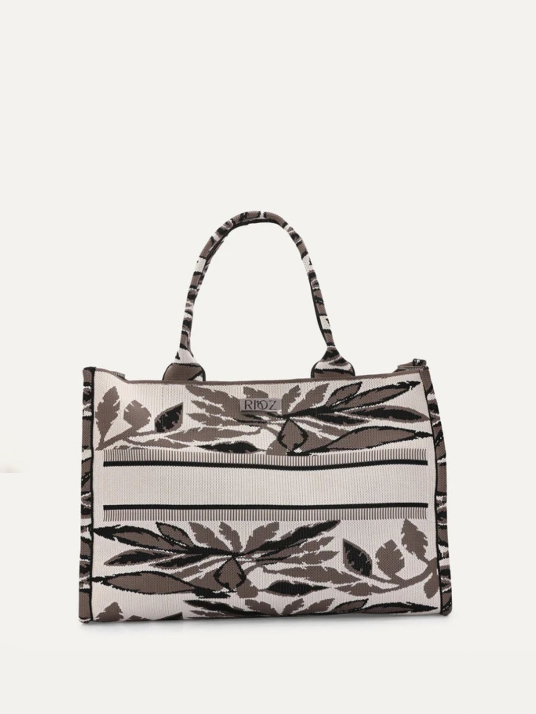 

Rioz Floral Oversized Shopper Shoulder Bag, Black