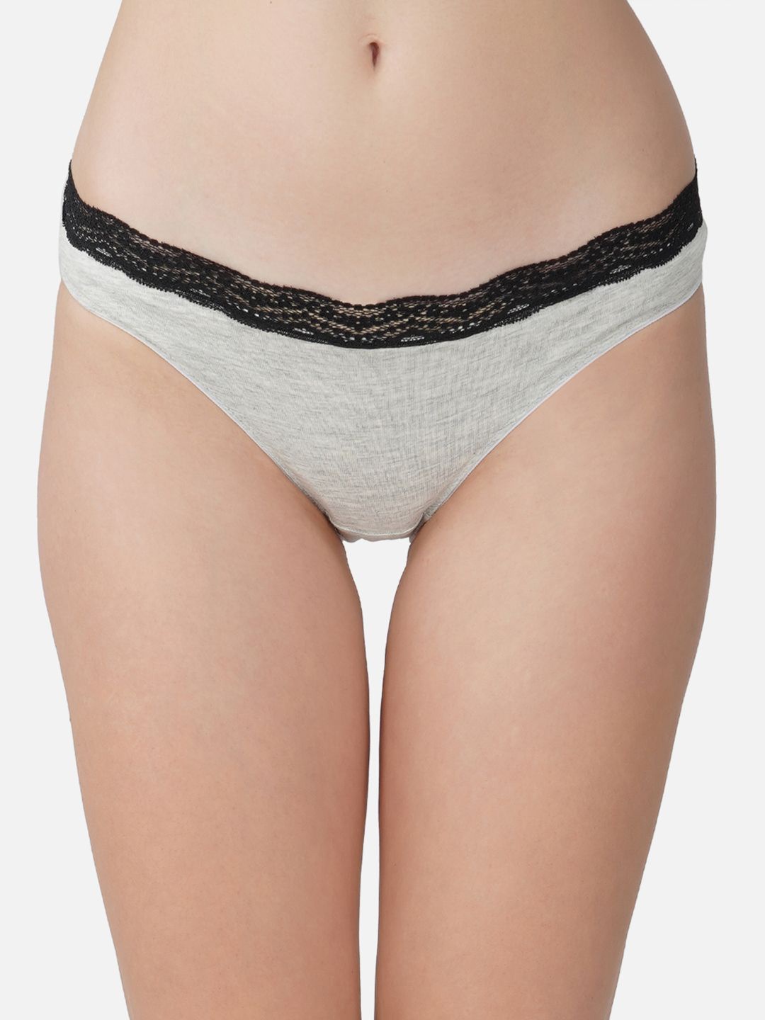 

Carlton London Antimicrobial Modal Premium Bikini Panty, Grey