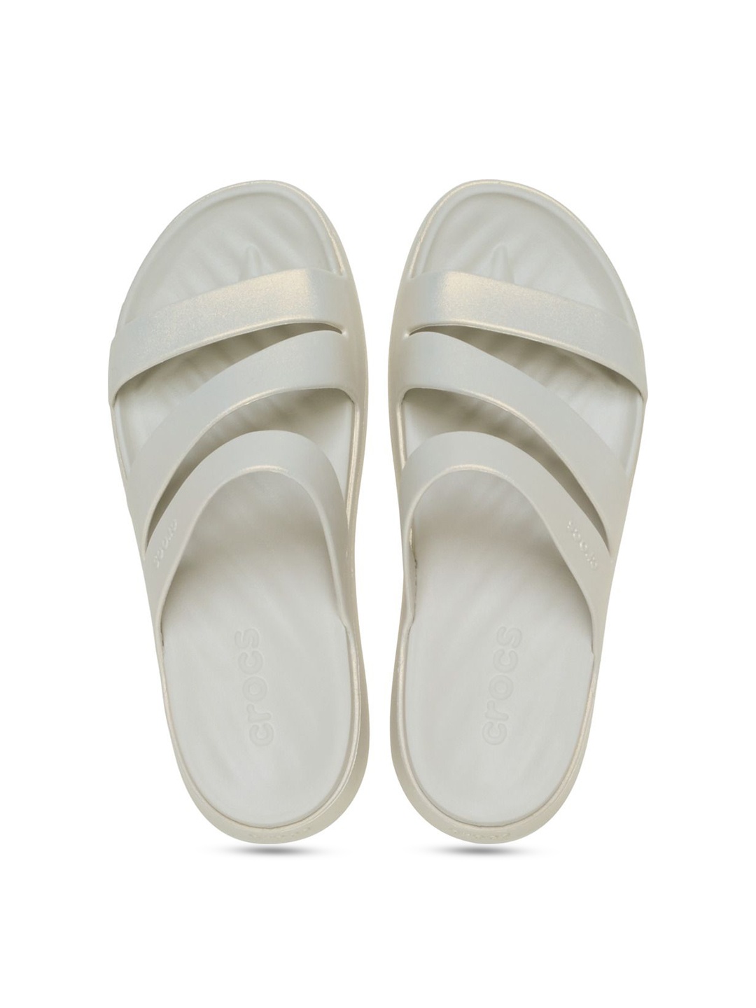 

Crocs Women Casual Lightweight Sliders, Off white