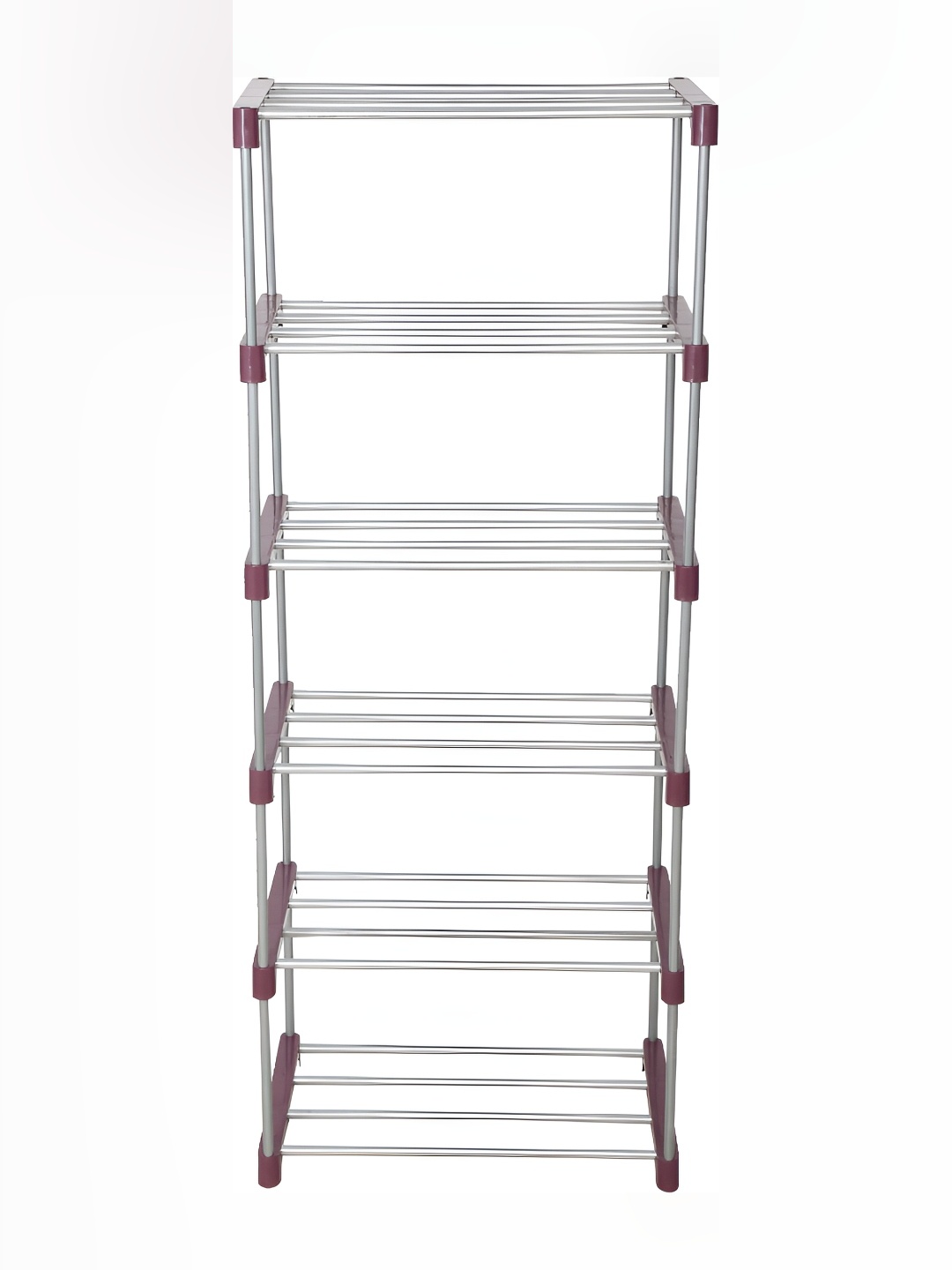 

Decent Hut Multipurpose Books Storage 6 Shelve for Home, Maroon