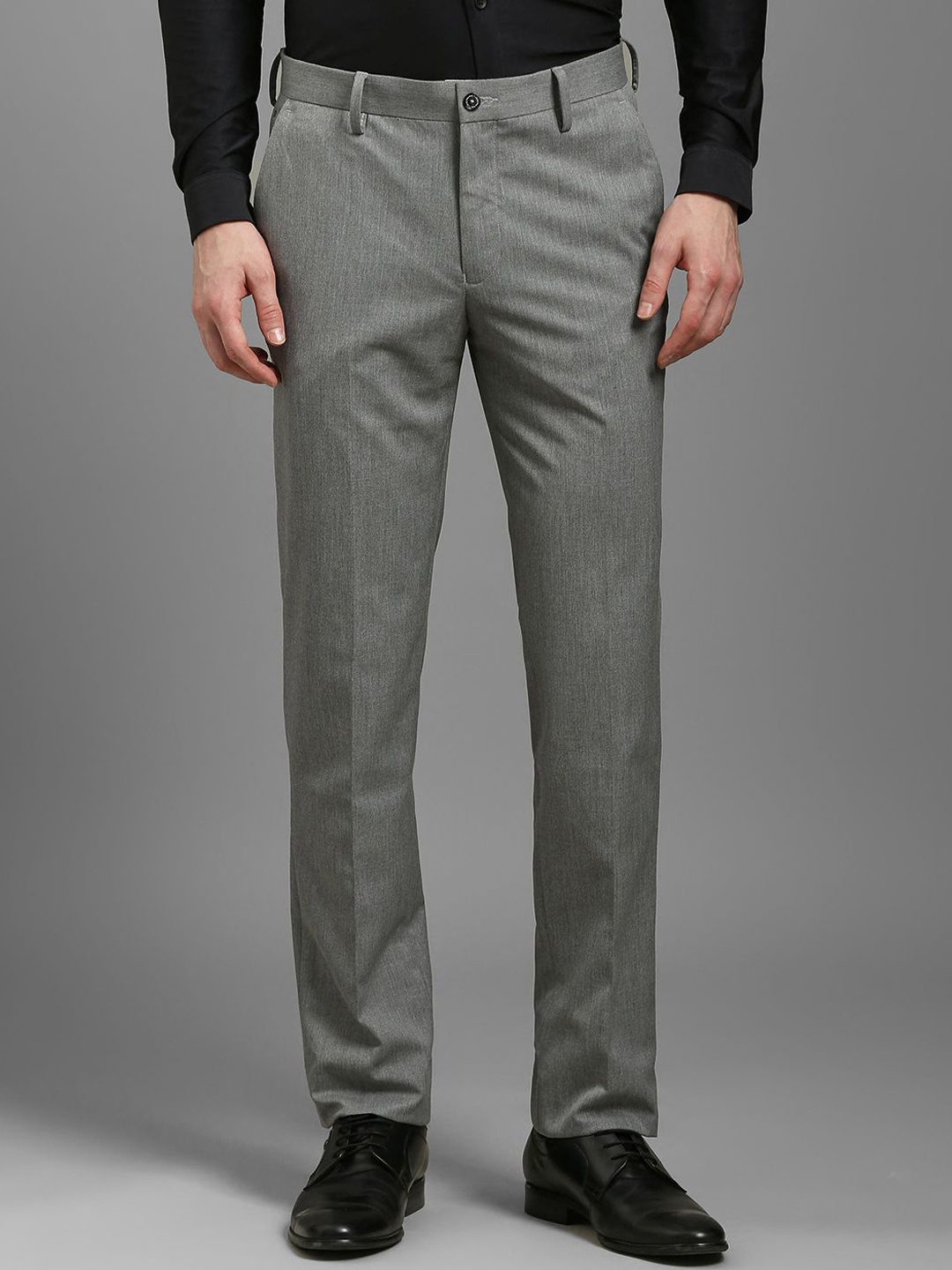 

Louis Philippe Men Slim Fit Trousers, Grey