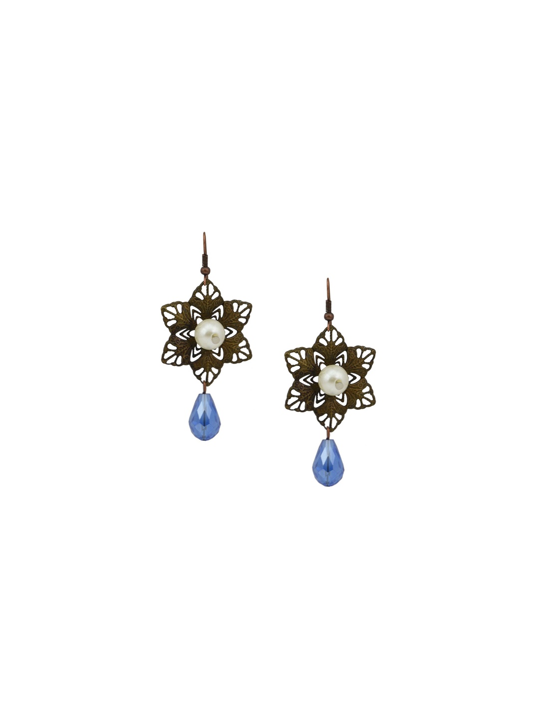 

HIGH TRENDZ Contemporary Drop Earrings, Metallic