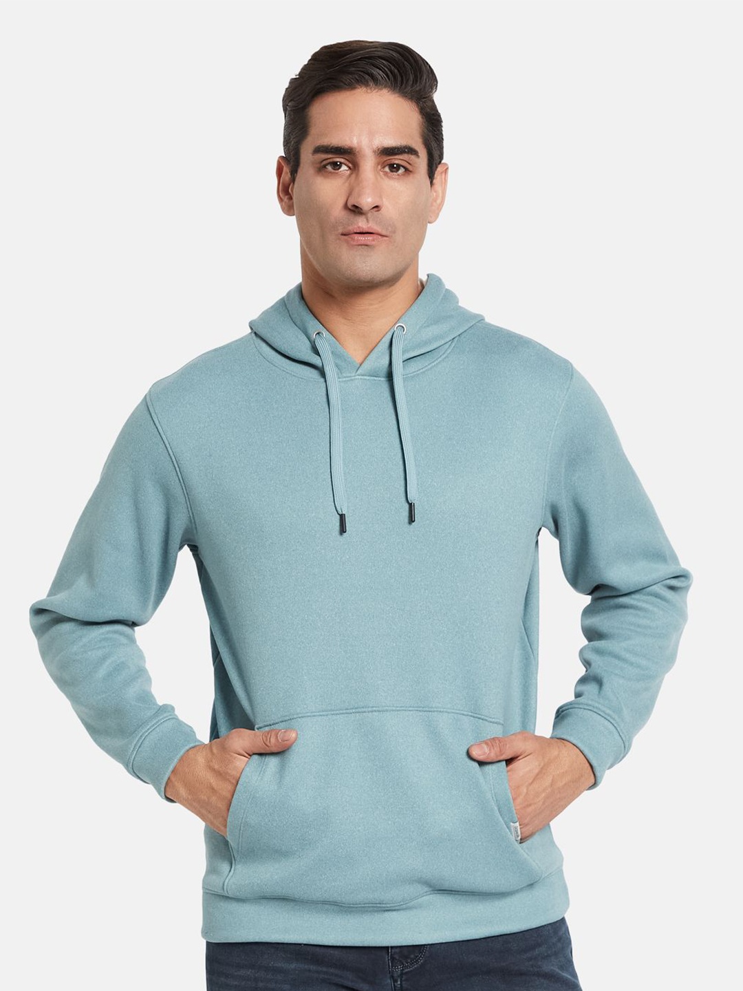 

Octave Men Hooded Long Sleeves Sweatshirt, Blue