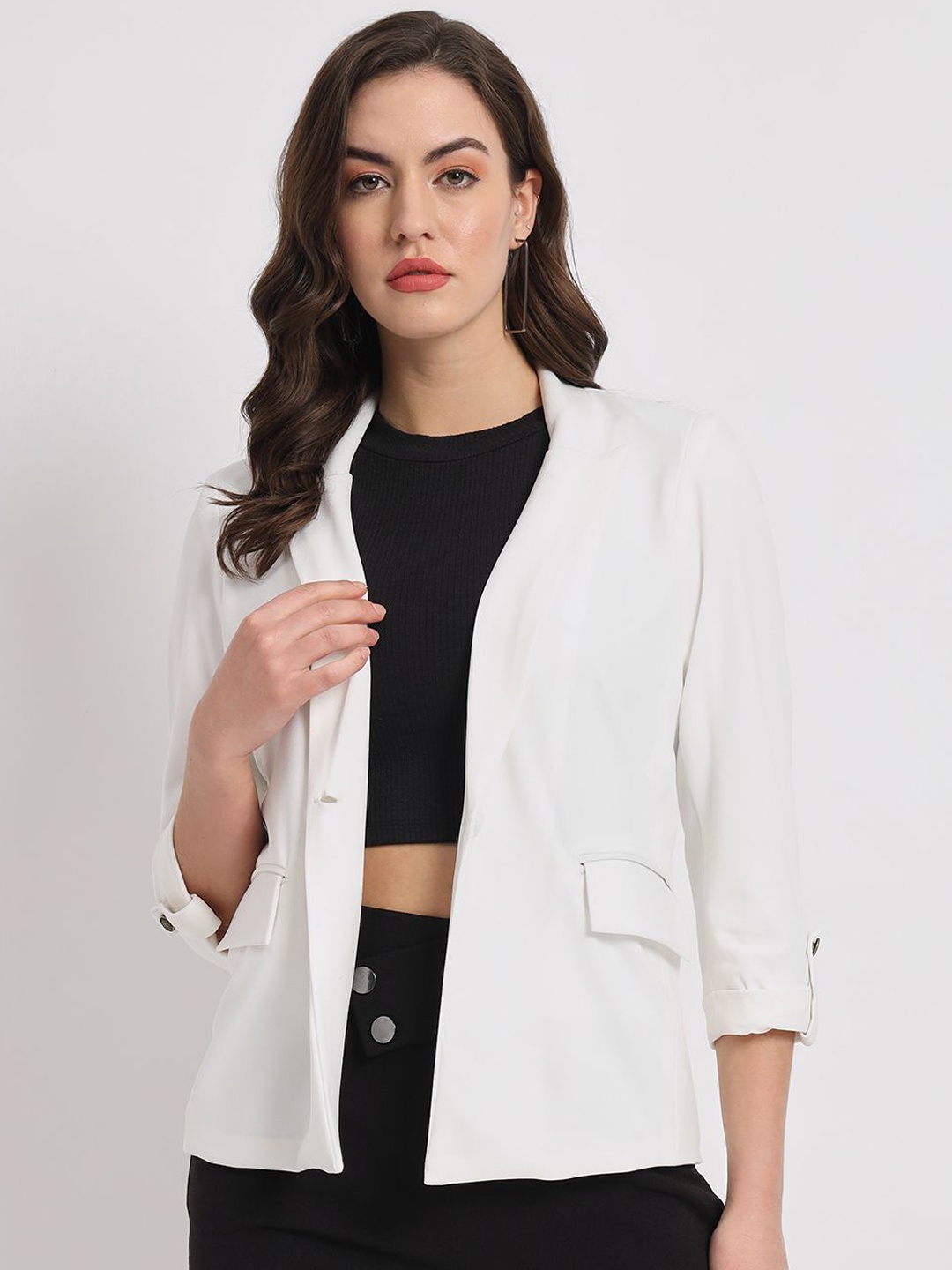 

Zastraa Single-Breasted Blazers, Off white