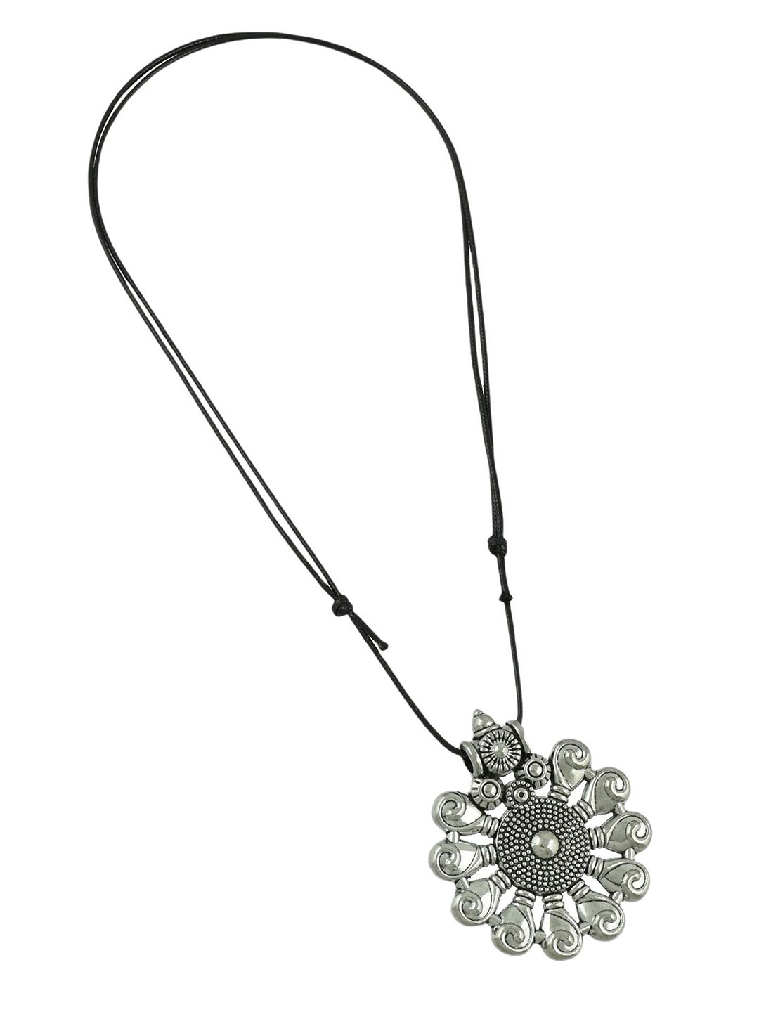 

HIGH TRENDZ Silver-Plated Handcrafted Necklace