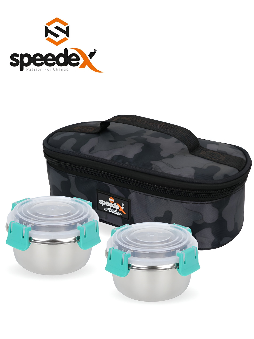 

Speedex Green 2024 Stainless Steel Easy to Clean Lunch Box