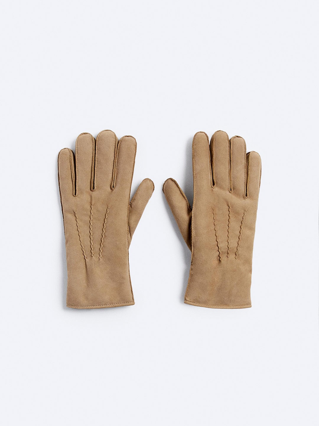 

ZARA Men Gloves, Brown