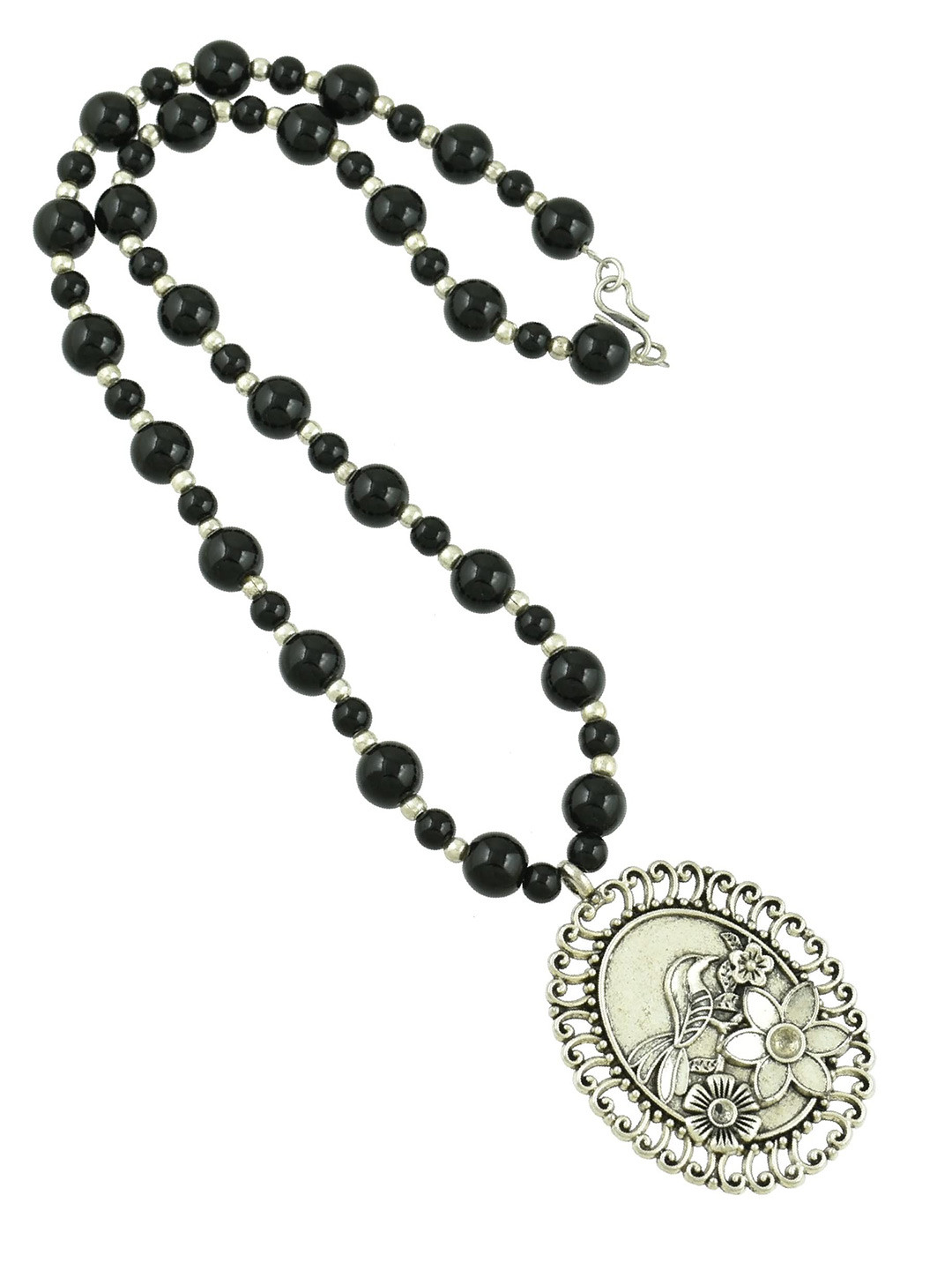 

HIGH TRENDZ Silver-Plated Handcrafted Necklace