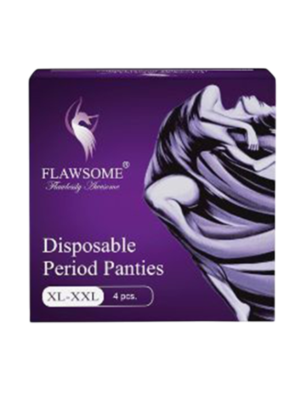 

Flawsome Disposable Period Panties - 4 Pcs, White