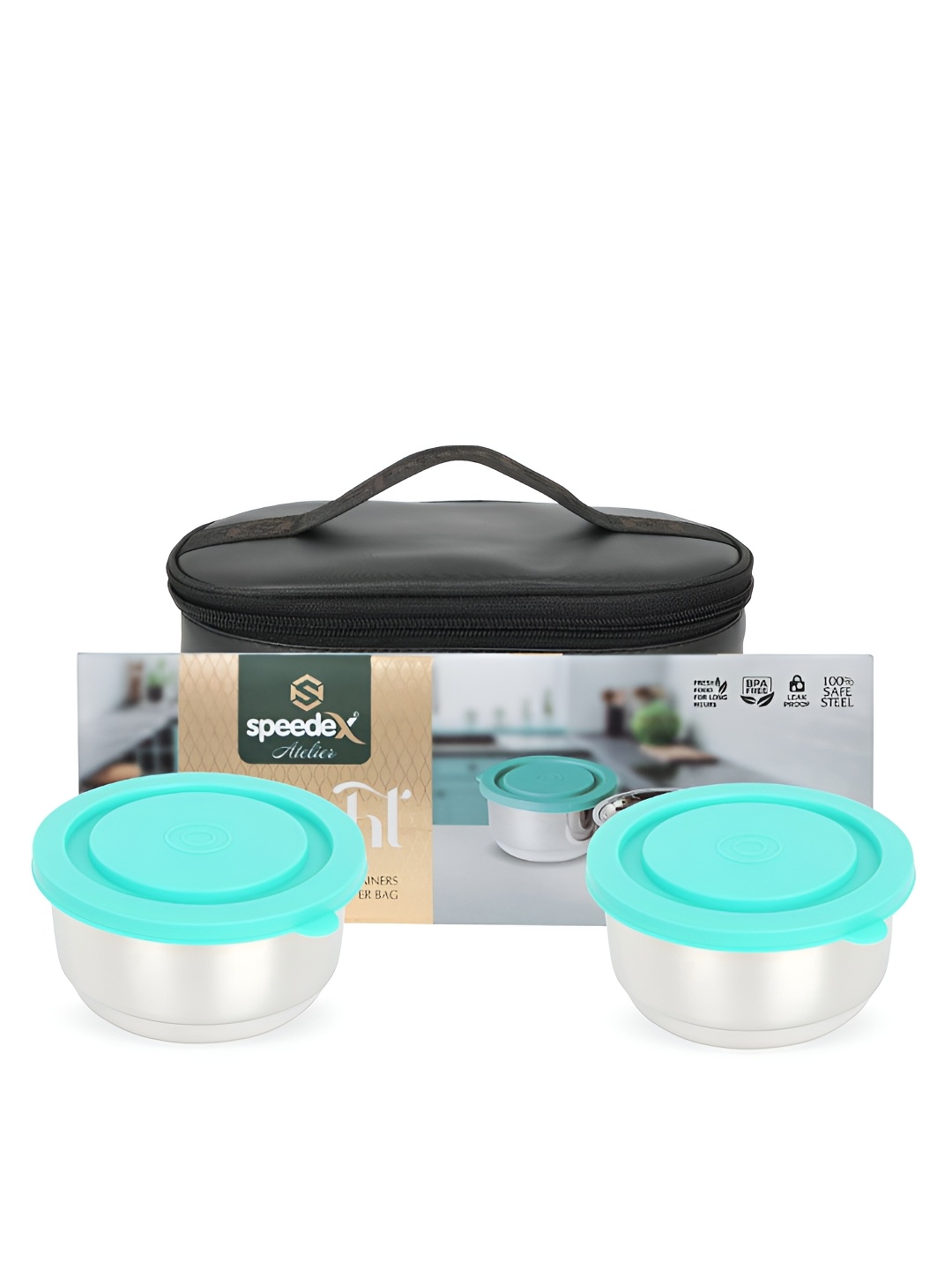 

Speedex Green 2024 Stainless Steel Easy to Clean Lunch Box