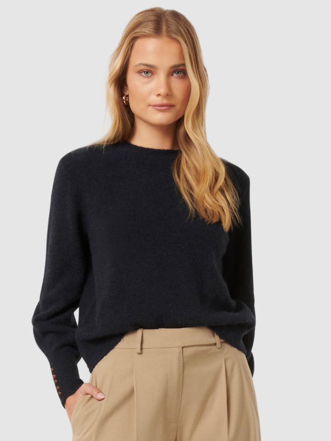 

Forever New Women Pullover, Black