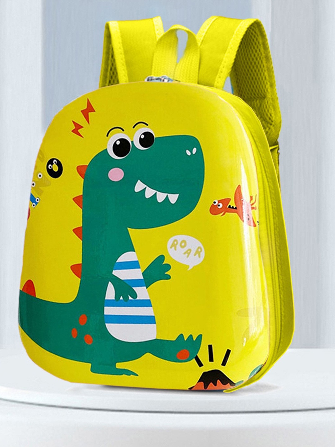 

Babymoon Kids Graphic Printed Backpack, Yellow
