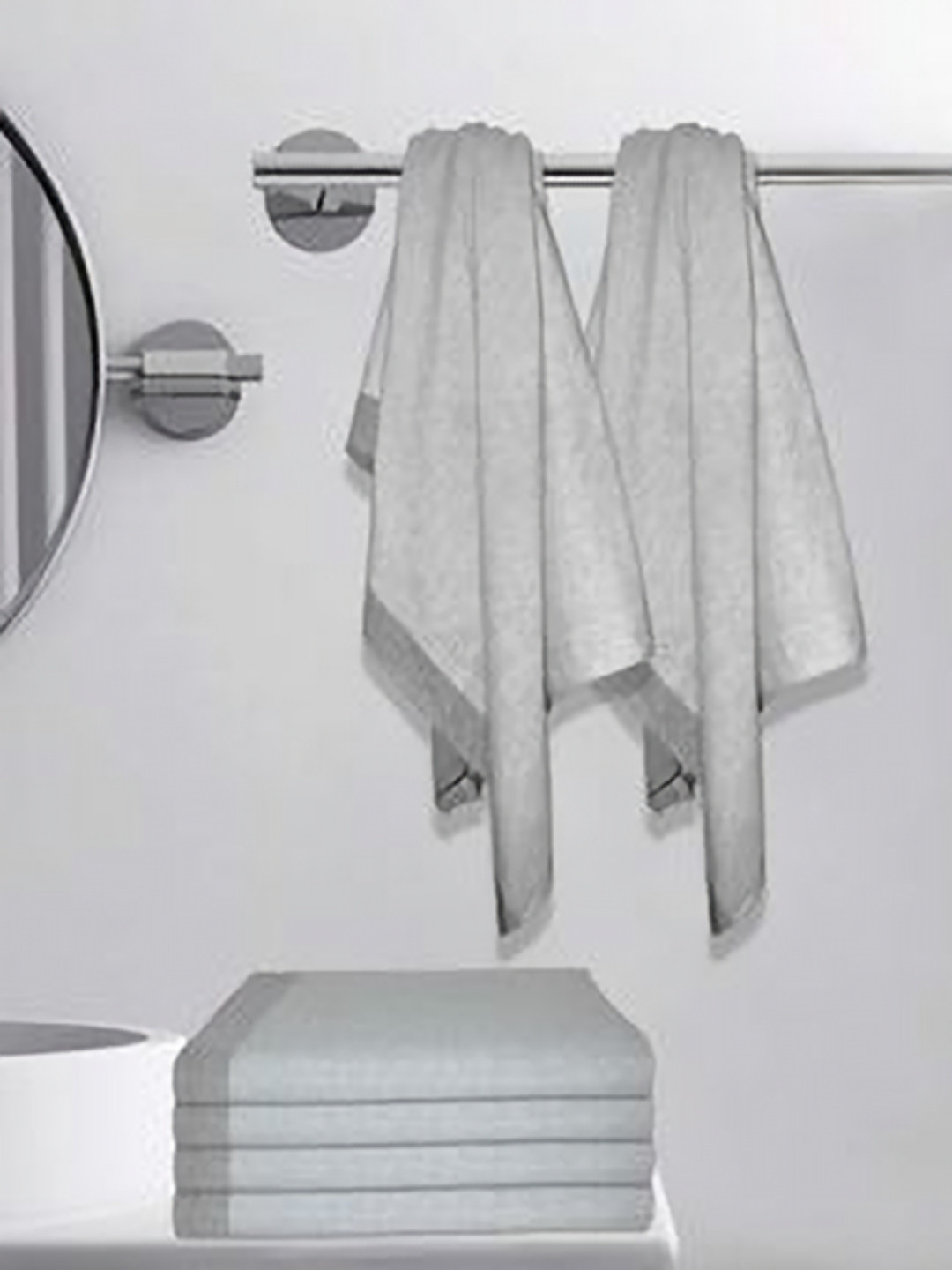 

Athom Living Grey 5 Cotton 210 GSM Bath Towel
