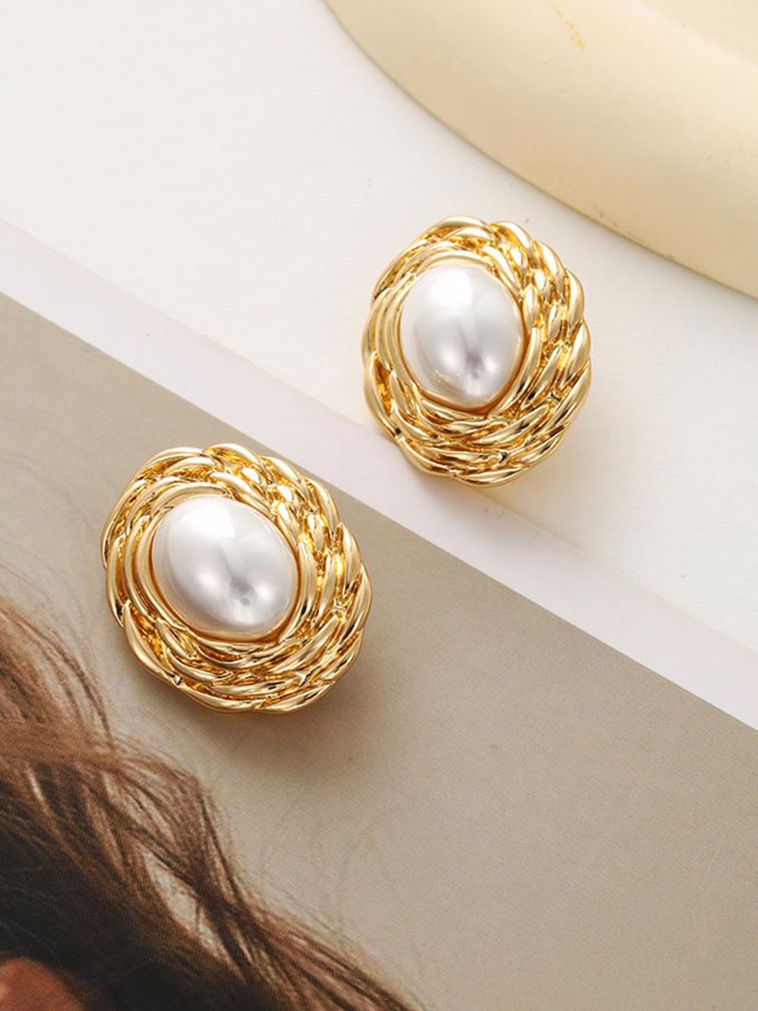 

Just Lil Things Contemporary Studs Earrings, Multi