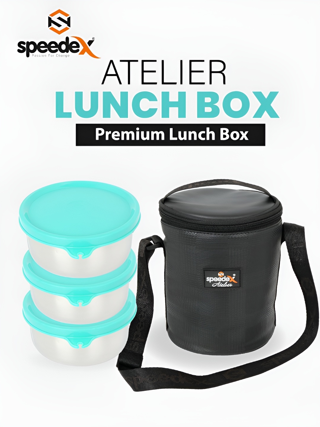 

Speedex Green 2024 Stainless Steel Easy to Clean Lunch Box