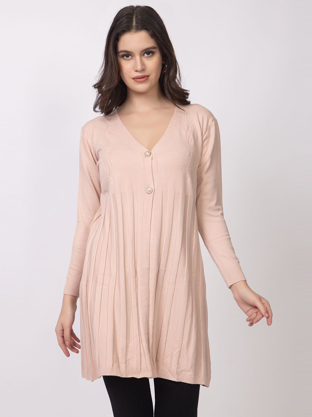 

Lory Women Woollen Tunic, Pink