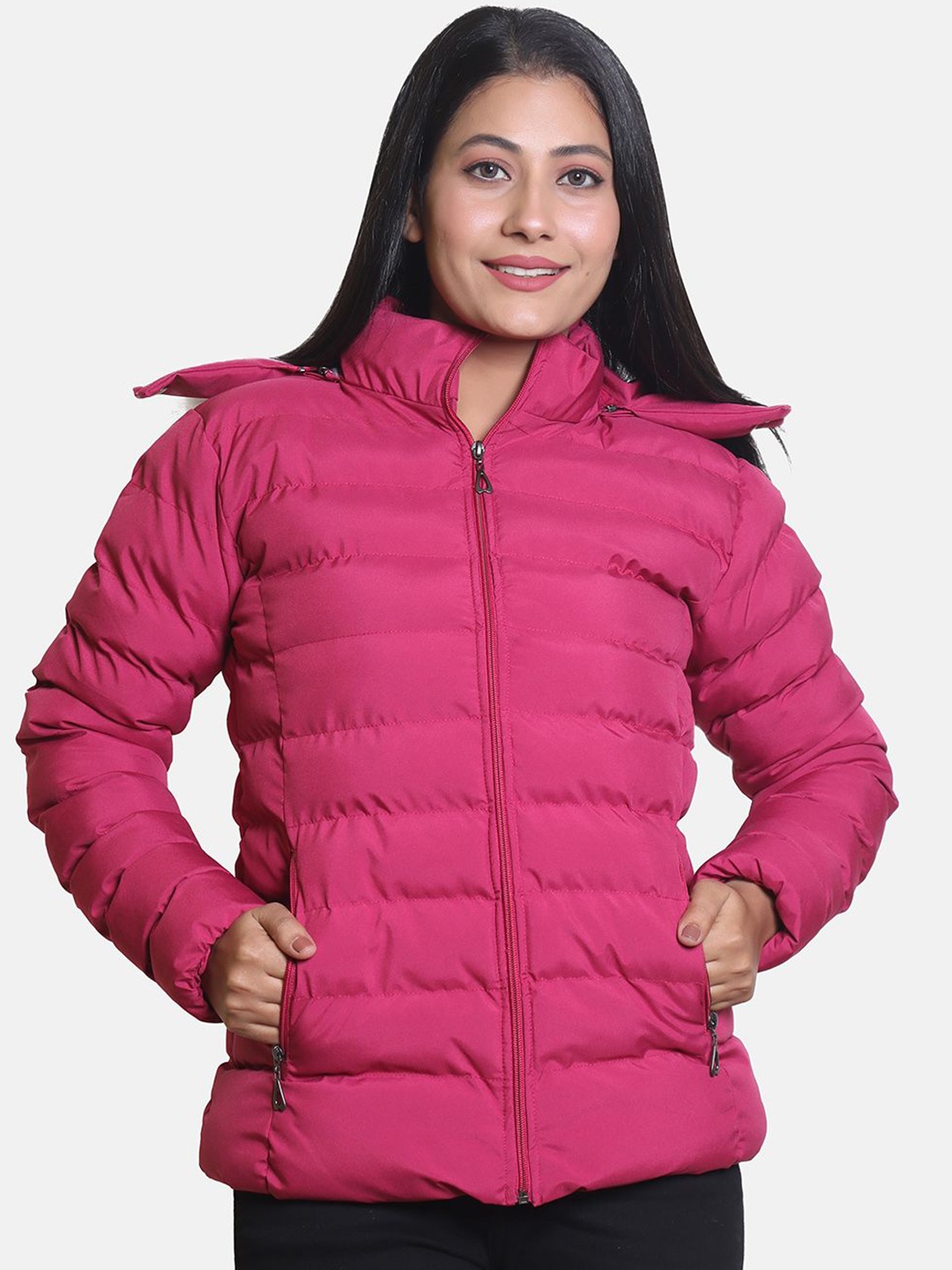 

BAESD Women Windcheater and Water Resistant Puffer Jacket, Rose