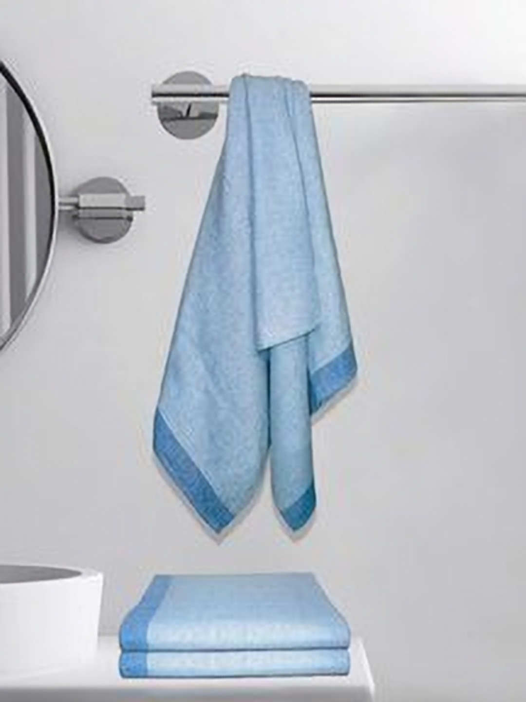 

Athom Living Blue 3 Cotton 210 GSM Bath Towel
