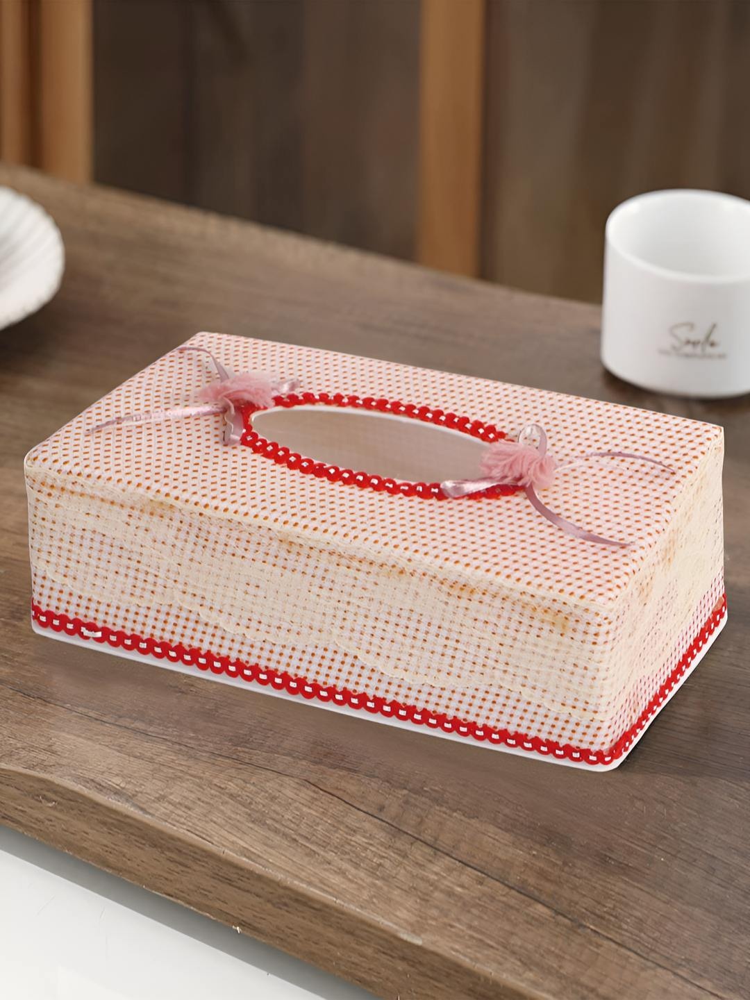 

HOKIPO Pink Plastic Tissue Holders