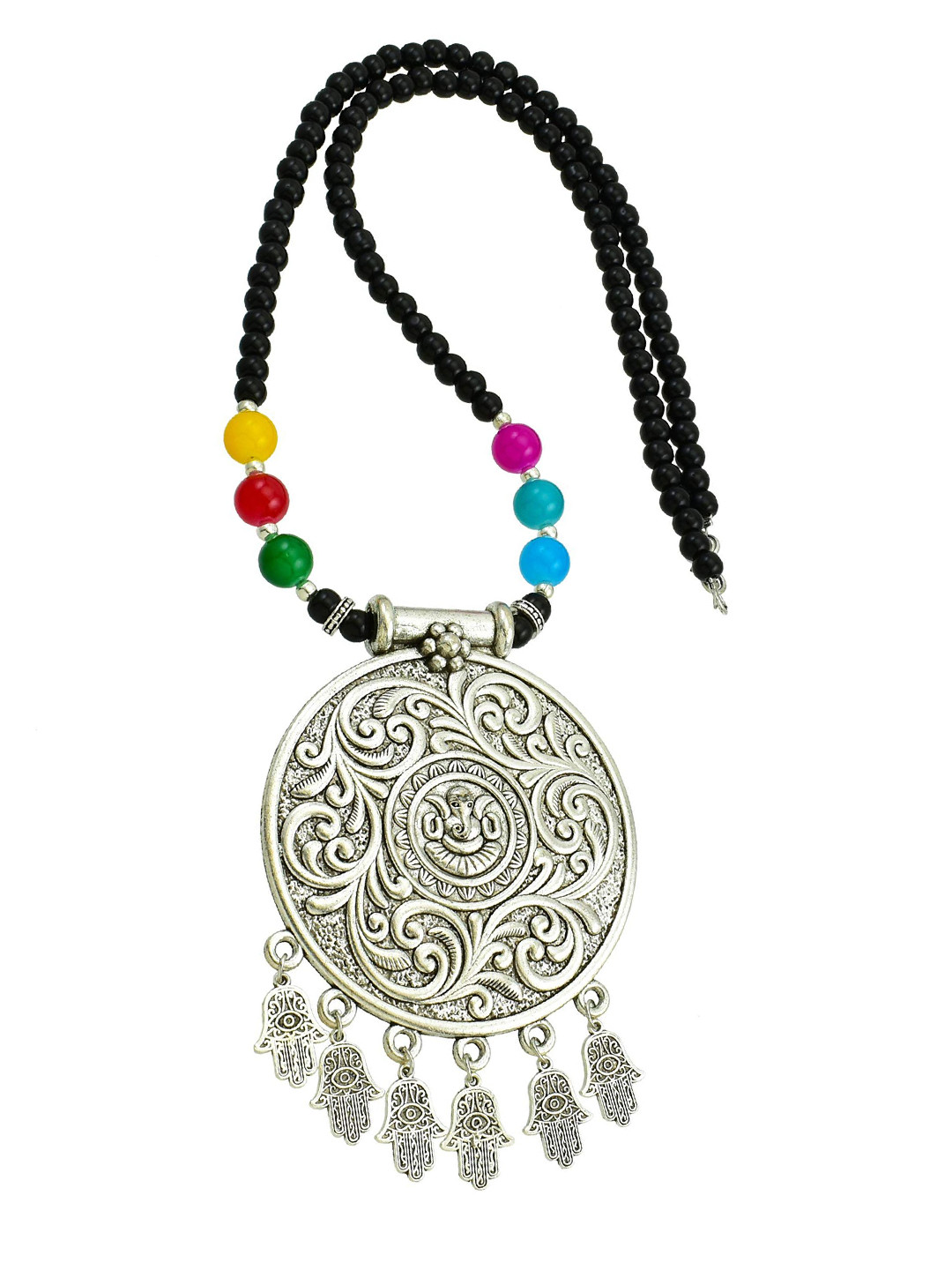 

HIGH TRENDZ Silver-Plated Handcrafted Necklace