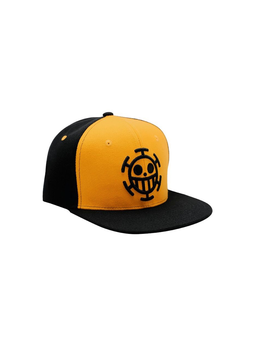 

Entertainment Store Unisex Black & Yellow One Piece Trafalgar x2 Snapback Cap
