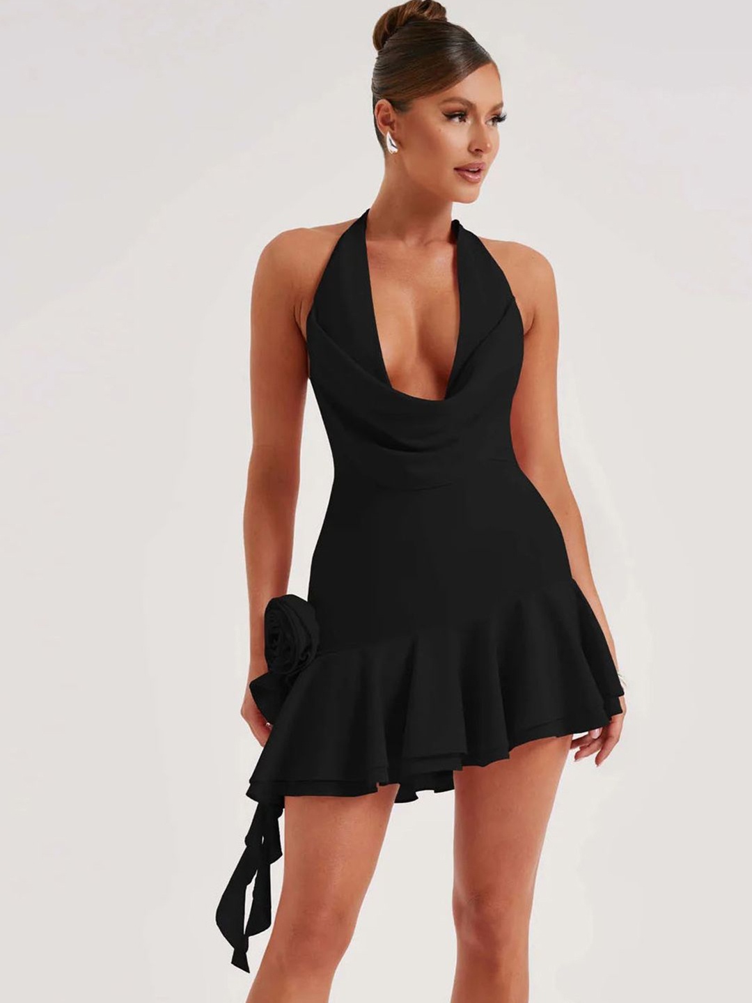 

StyleCast Drop-Waist Mini Dress, Black