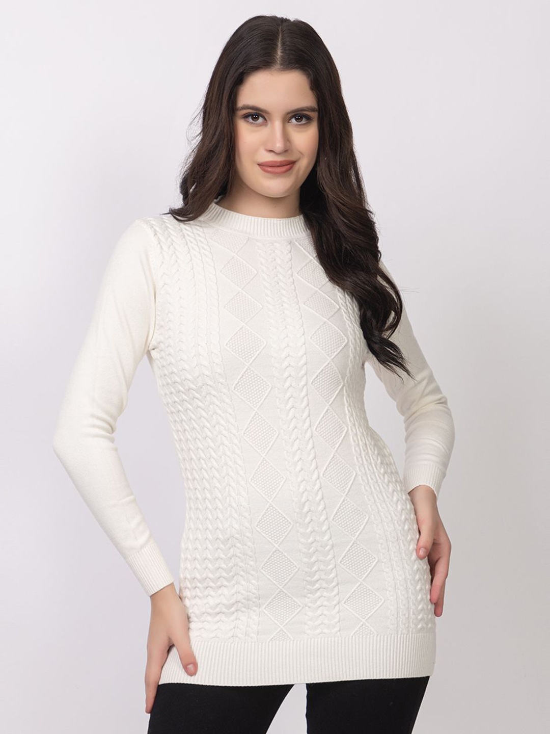 

Lory Woollen Tunic, White
