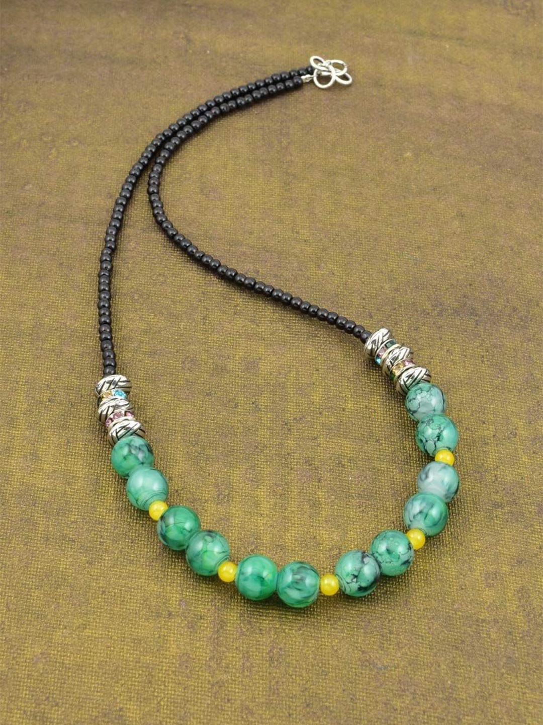 

HIGH TRENDZ Silver-Plated Handcrafted Necklace