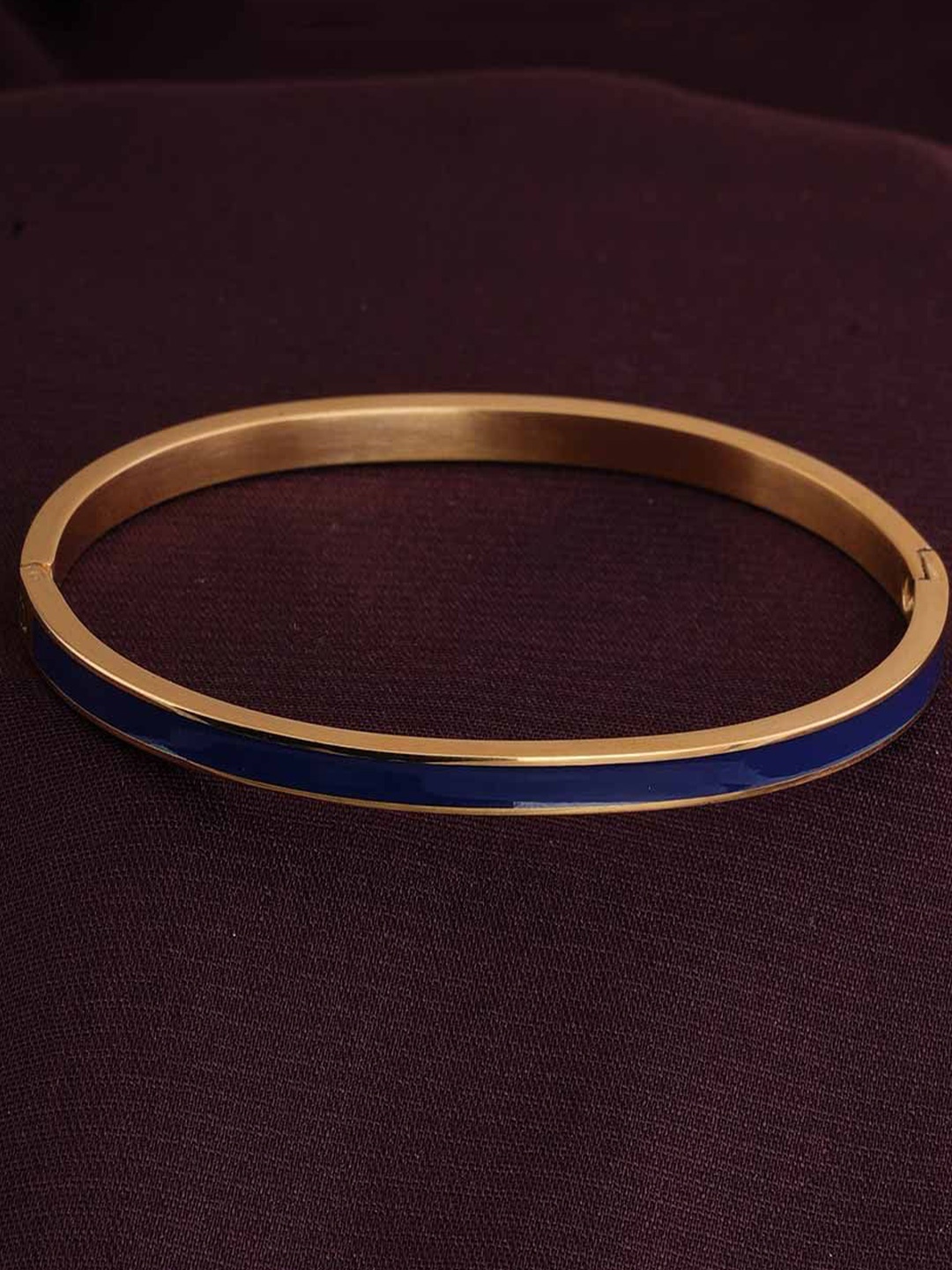 

PALMONAS Women Gold-Plated Bangle-Style Bracelet