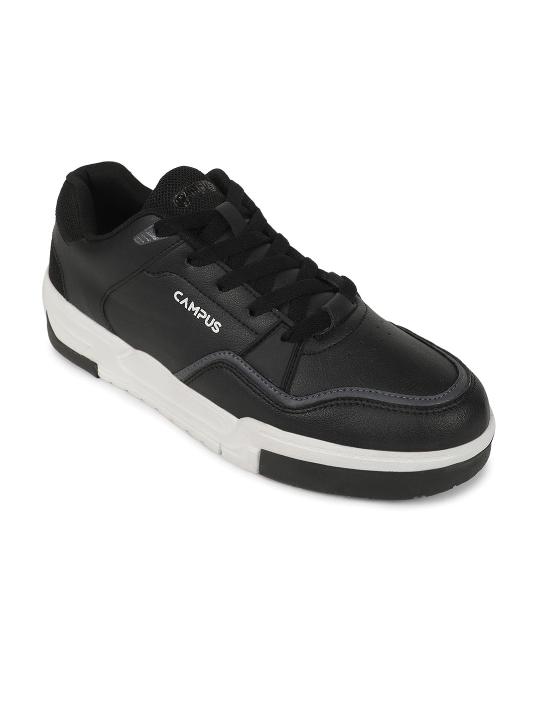 

Campus Men PU Sneakers, Black