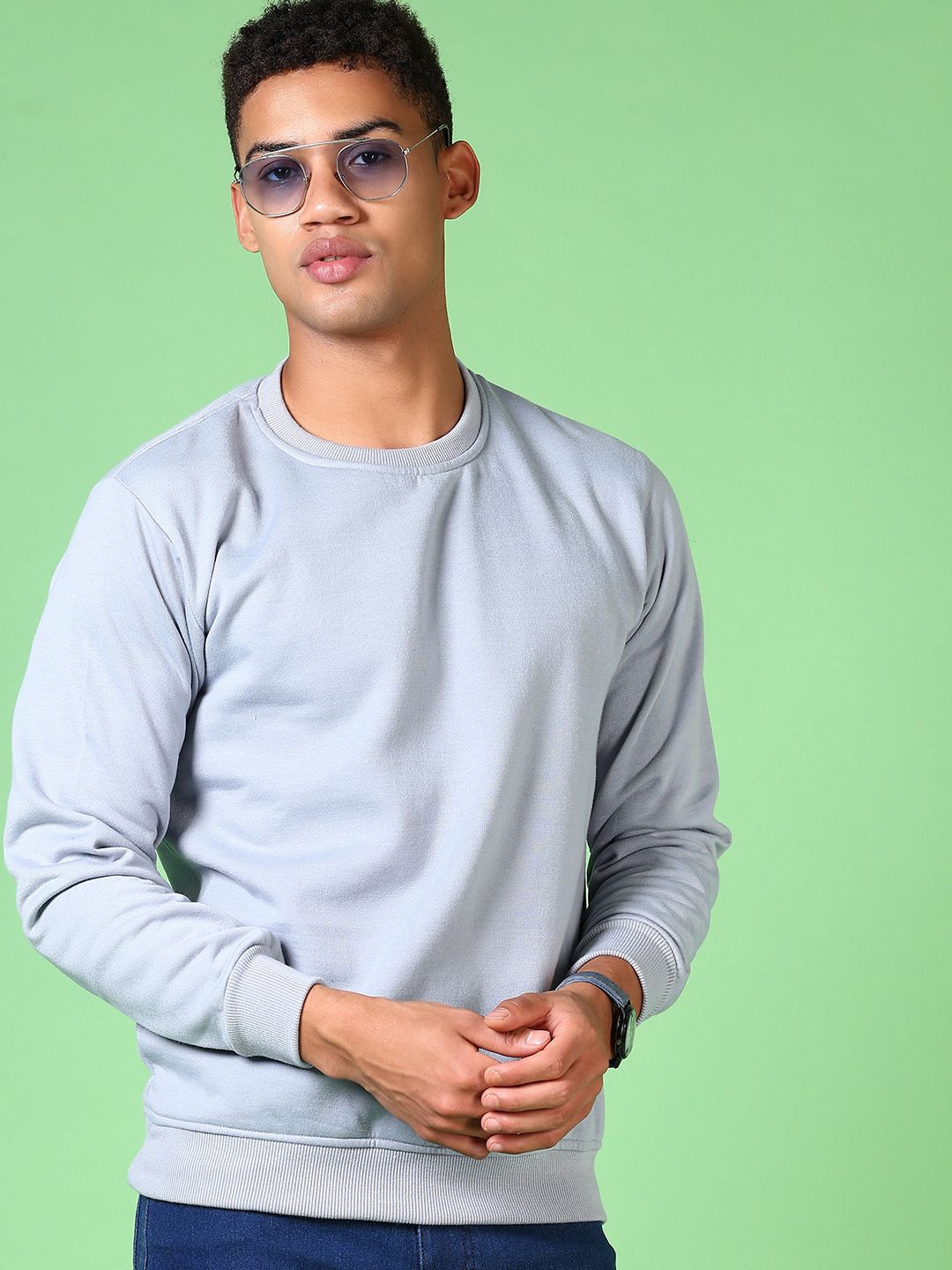 

V-Mart Men Sweatshirt, Blue