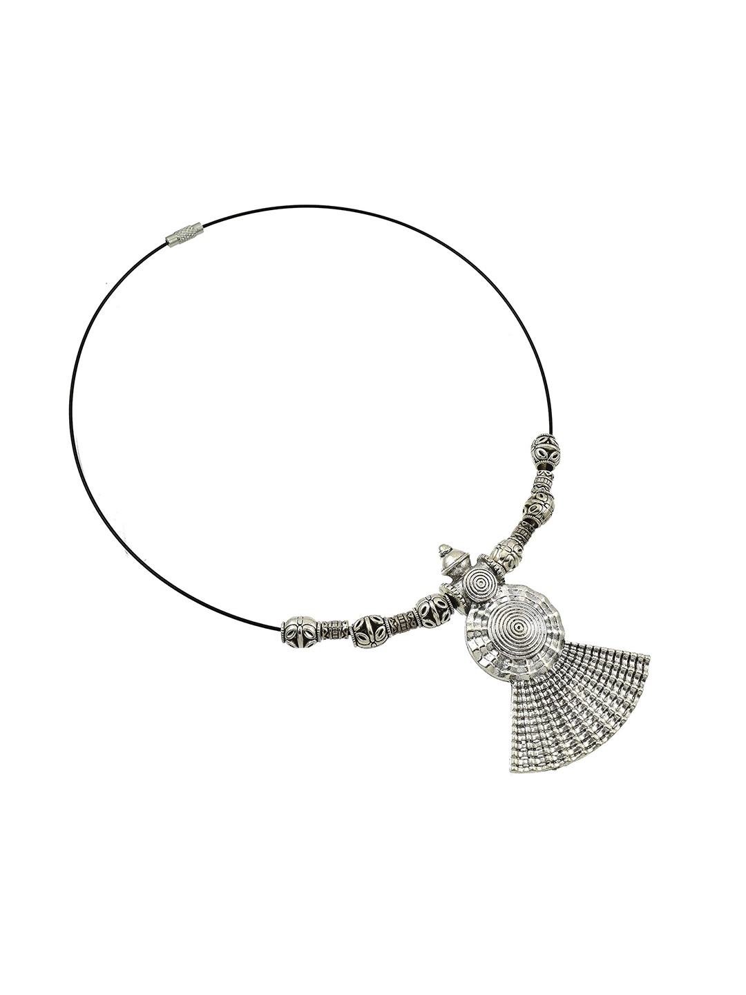 

HIGH TRENDZ Handcrafted Necklace, Silver