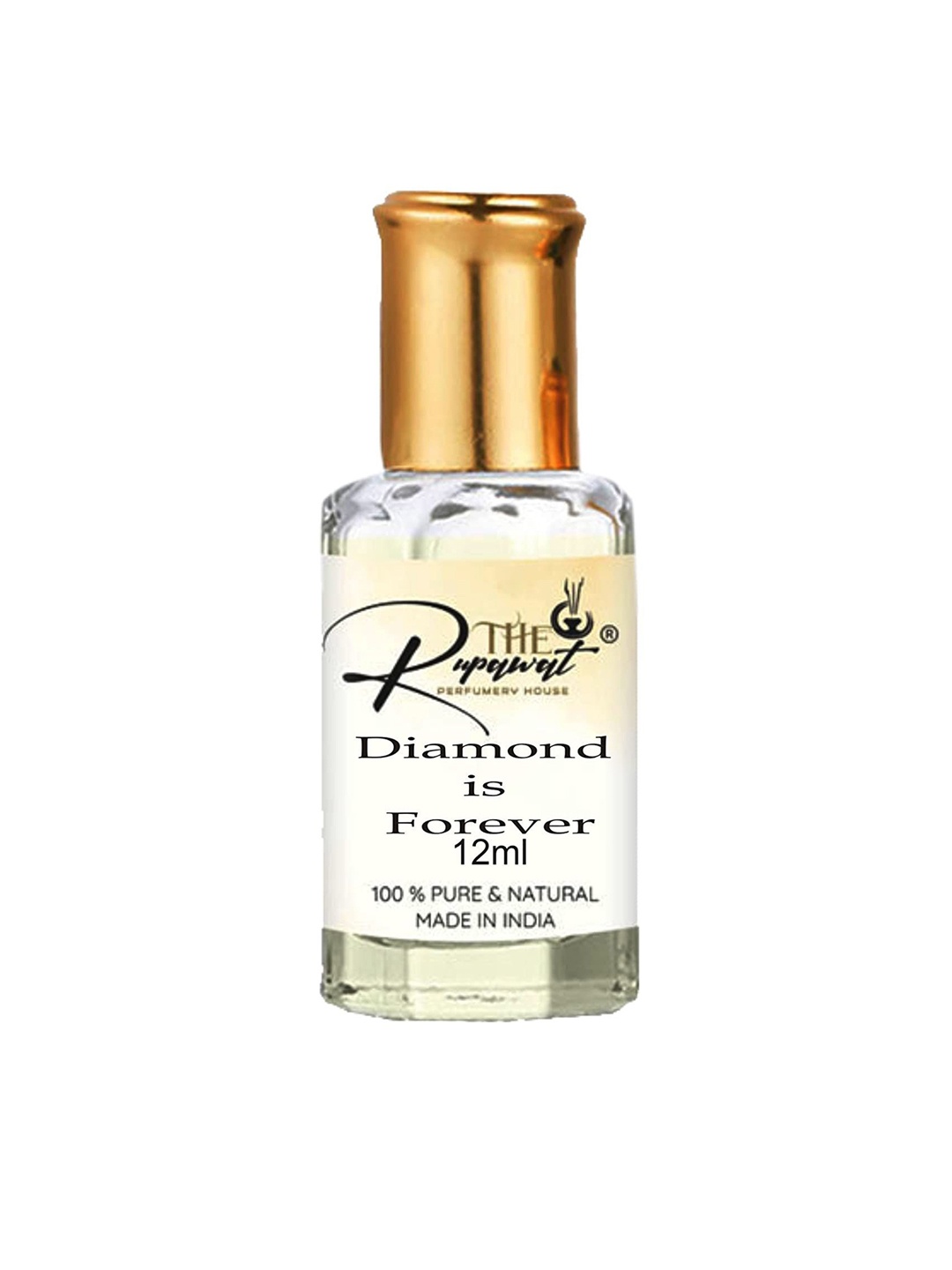 

THE RUPAWAT Perfumery House Diamond Is Forever 100% Natural Alcohol Free Attar - 12 ml, Transparent