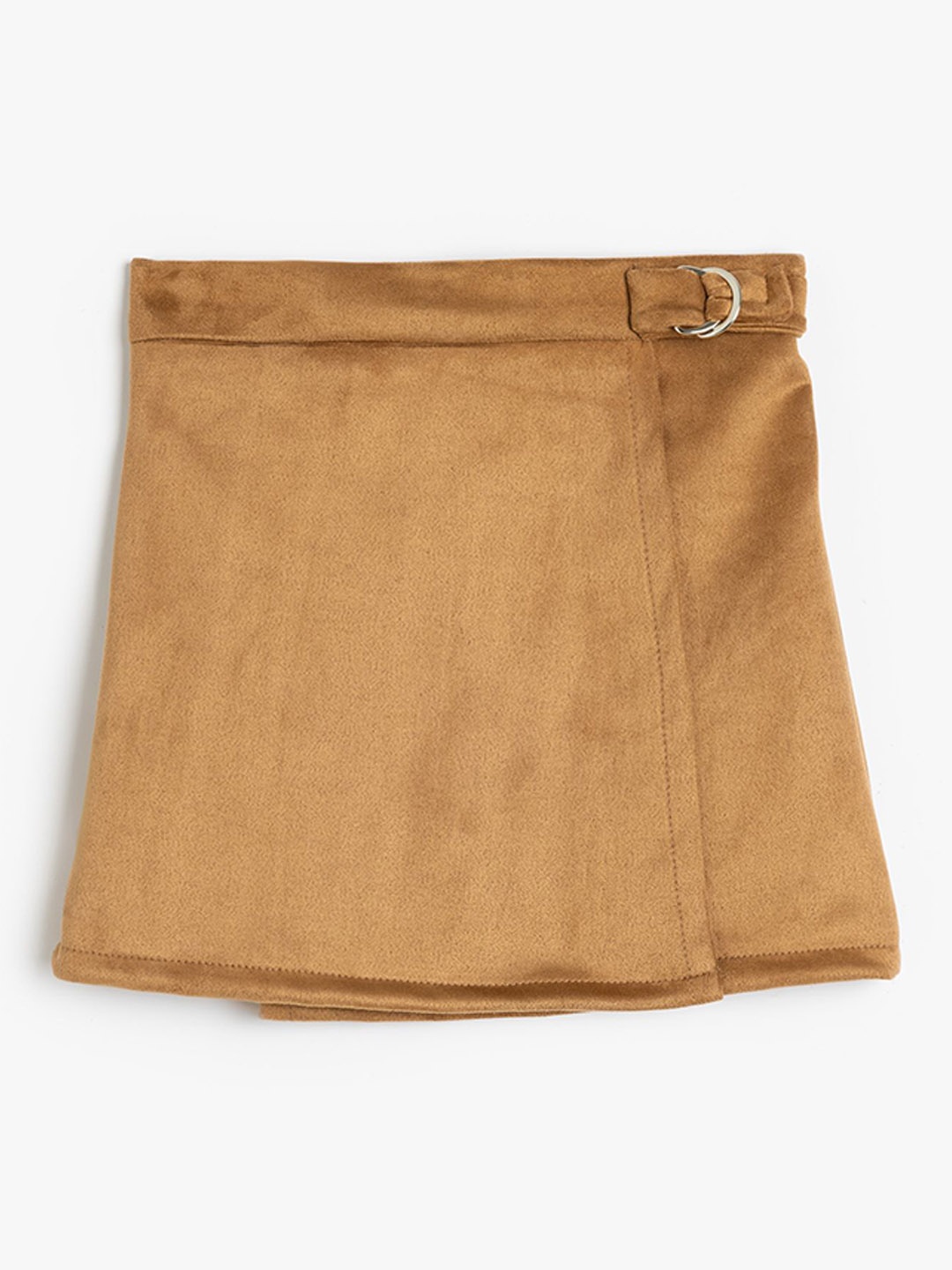 

Koton Girls A-Line Mini Skirts, Camel brown