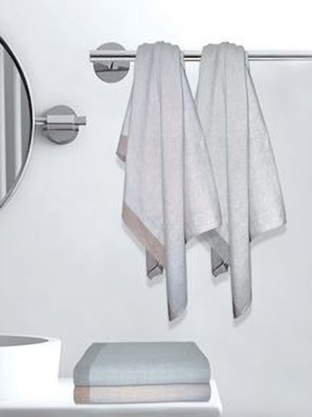 

Athom Living Grey & Brown 4 Cotton 210 GSM Bath Towel