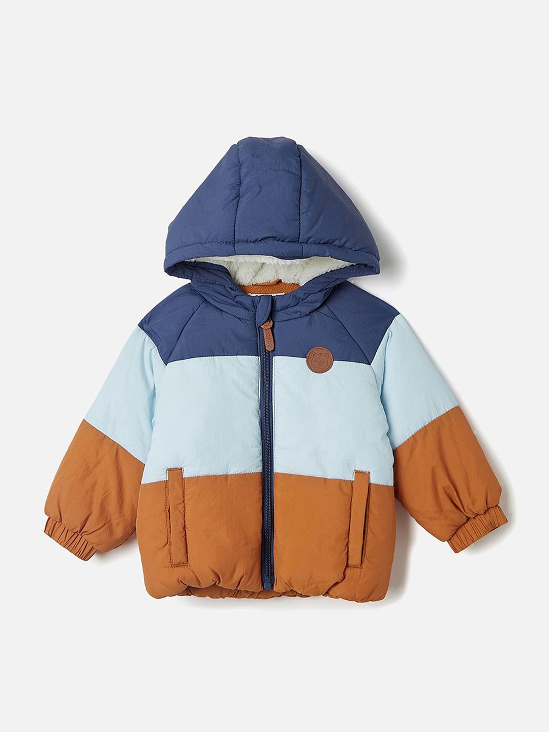 

Juniors by Babyshop Boys Colourblocked Polyester Sporty Jacket, Assorted