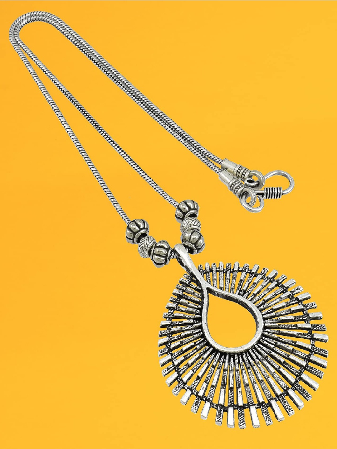 

HIGH TRENDZ Handcrafted Necklace, Silver