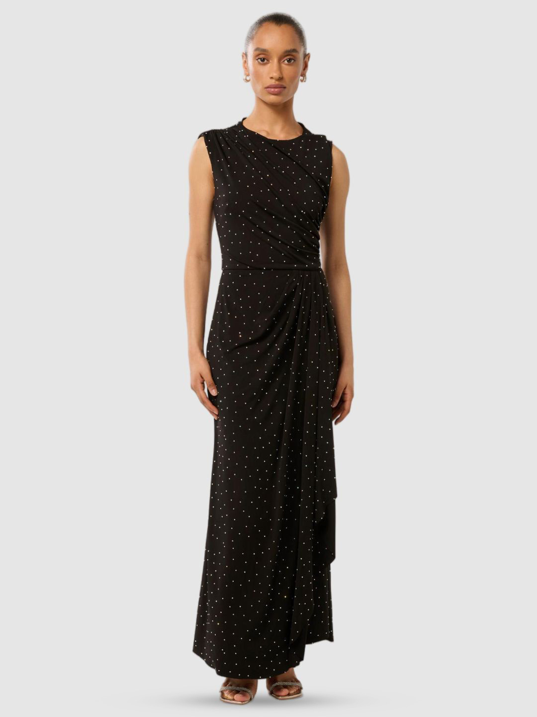 

Forever New Print Bodycon Maxi Dress, Black