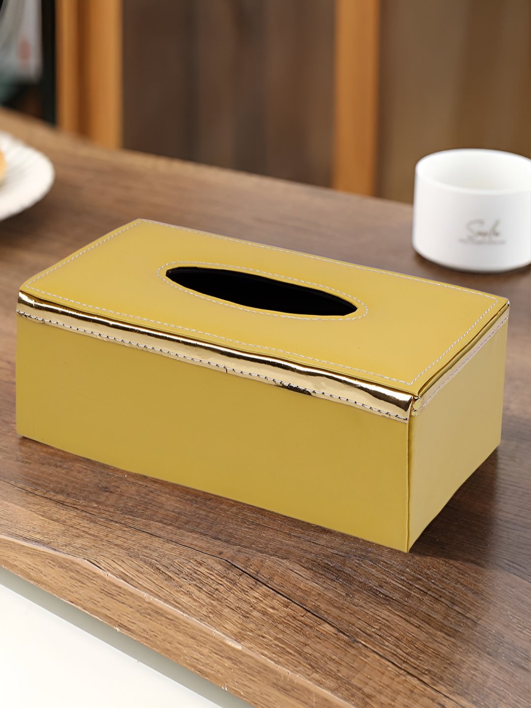 

HOKIPO Yellow Plastic Tissue Holders