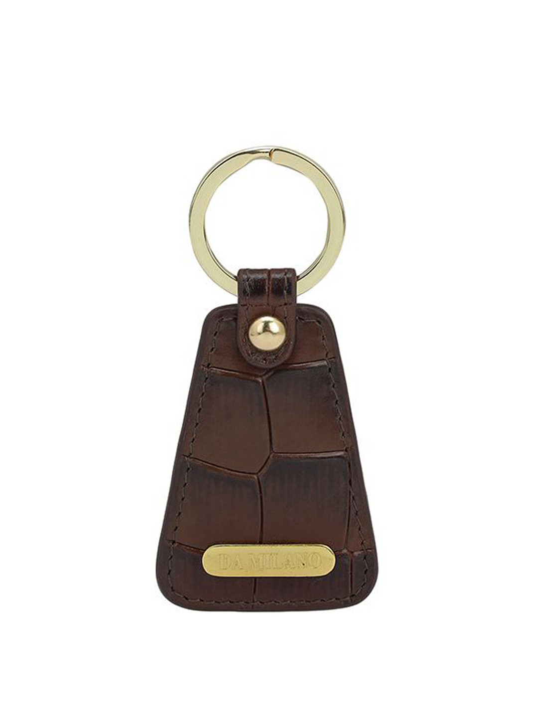 

Da Milano Brown Leather Key Chain