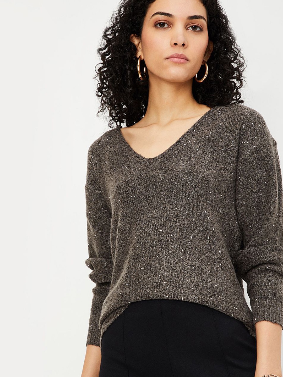 

max Women Pullover, Grey