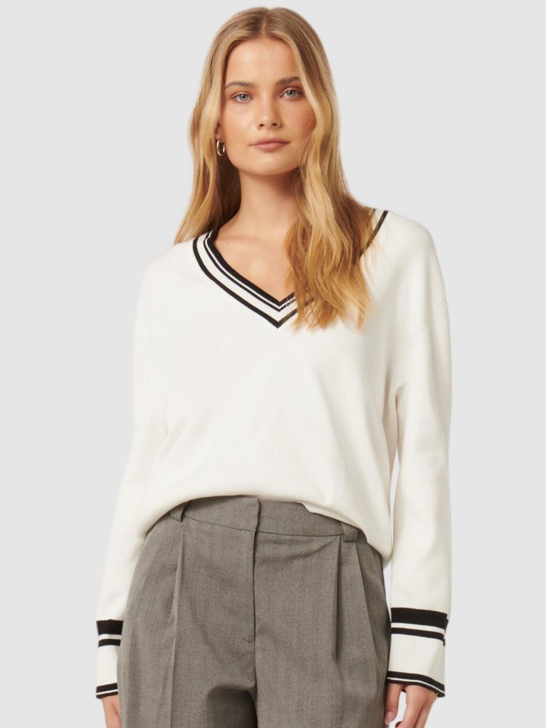 

Forever New Women Pullover, White