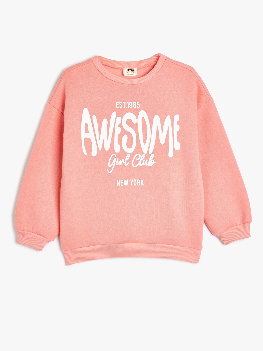 

Koton Girls Printed Sweatshirt, Pink