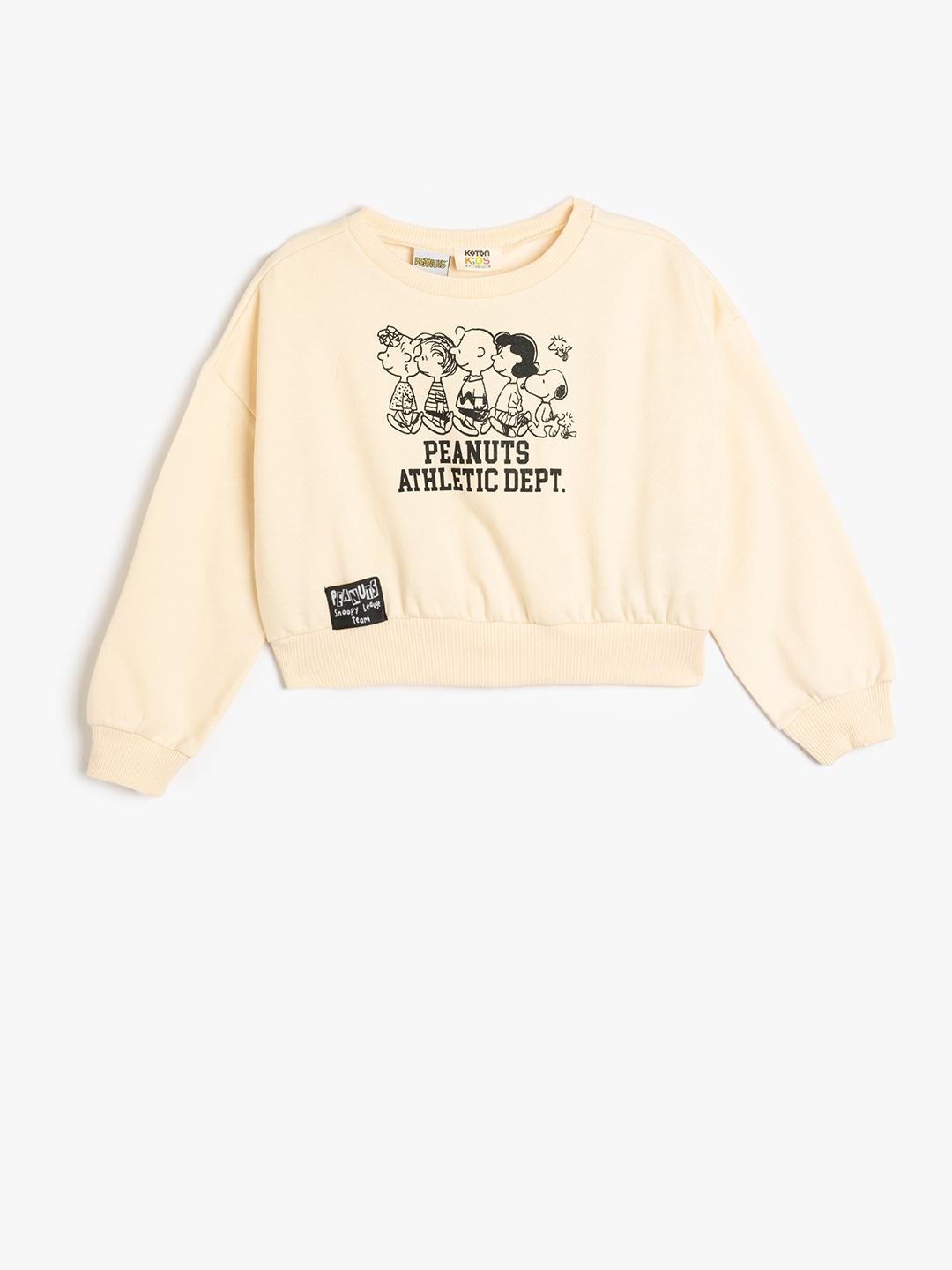 

Koton Girls Printed Sweatshirt, Beige